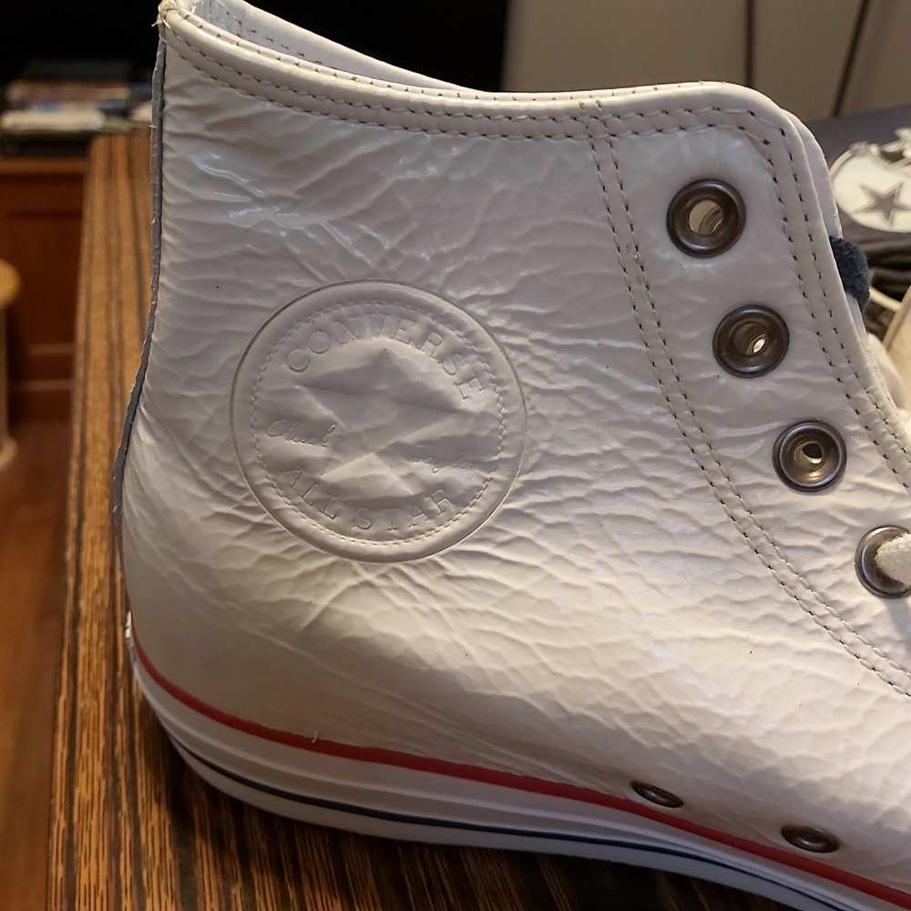 Authentic leather converses from Barney's of New Y